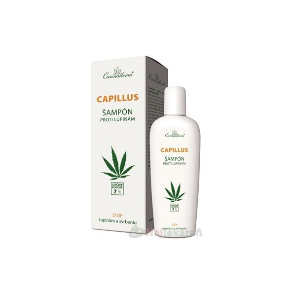 Cannaderm CAPILLUS - šampón proti lupinám 150ml