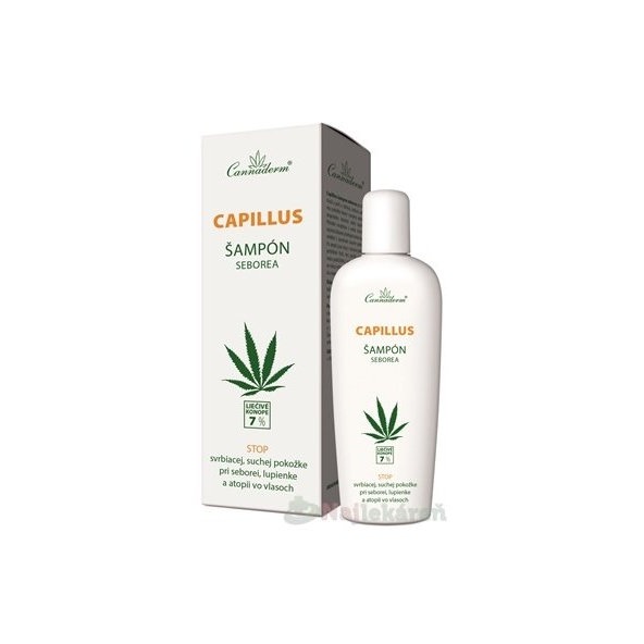 Cannaderm CAPILLUS šampón seborea 150ml
