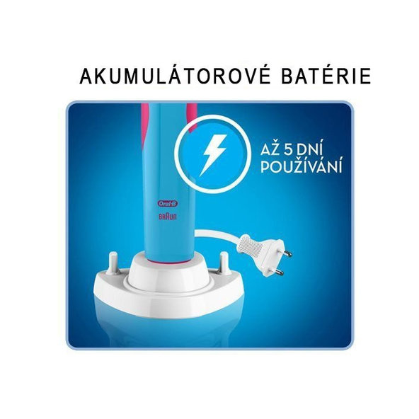 Oral-B elektrická zubná kefka pre deti Frozen + cestovné púzdro ZDARMA