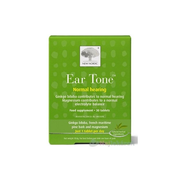 NEW NORDIC Ear Tone pre dobrý sluch 30tbl