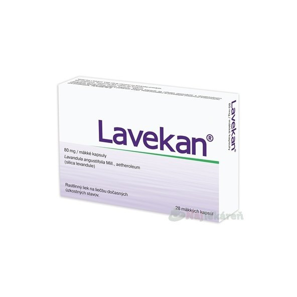 Lavekan na liečbu úzkosti 28 kapsúl