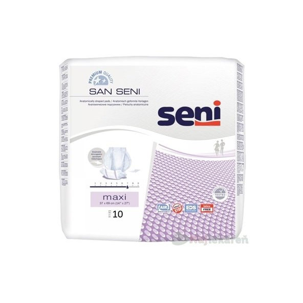 Seni SAN SENI Maxi pre inkont. 36x65cm, savosť 2000ml,10ks