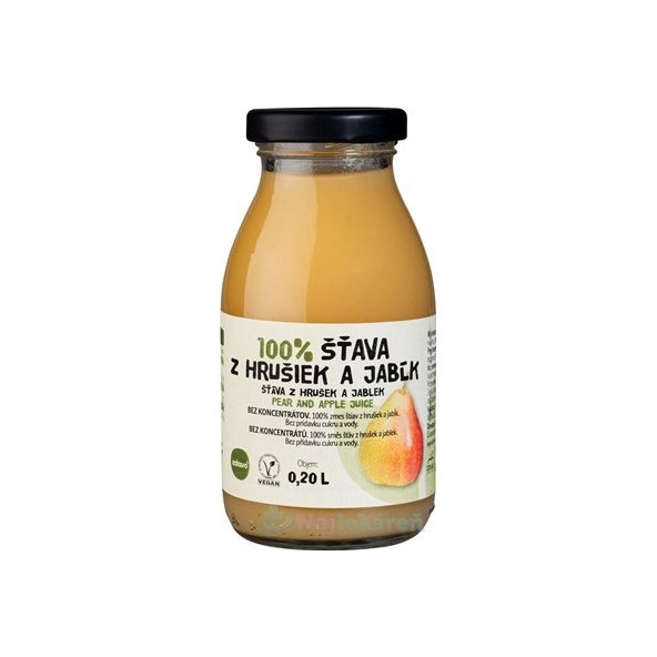 Zdravo 100% HRUŠKOVO-JABLKOVÁ ŠŤAVA,     200ml
