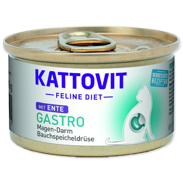 Kattovit Gastro konzerva s kačacím mäsom 12 x 85 g
