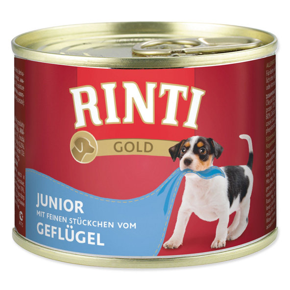Rinti Gold Junior konzerva hydina 12 x 185 g