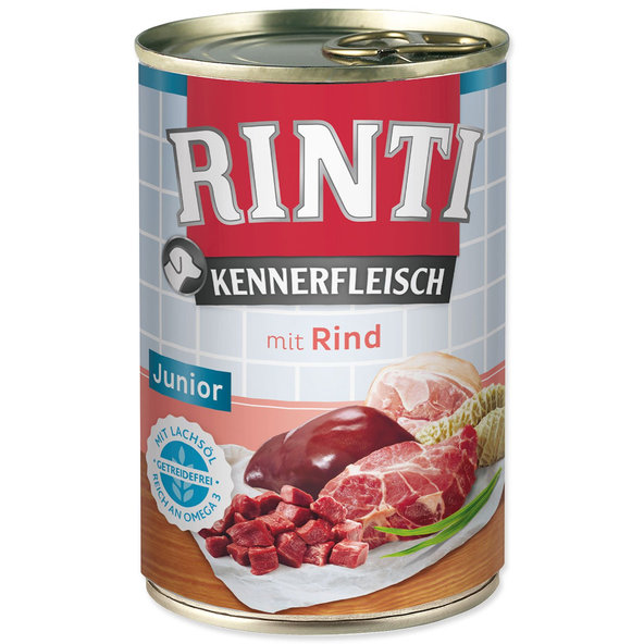 Rinti Kennerfleisch Junior konzerva hovädzie 12 x 400 g