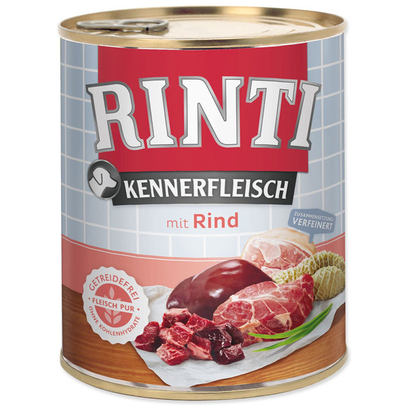 Rinti Kennerfleisch Adult konzerva hovädzie 12 x 800 g