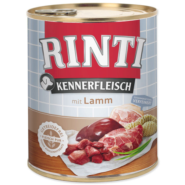 Rinti Kennerfleisch Adult konzerva jahňa 12 x 800 g