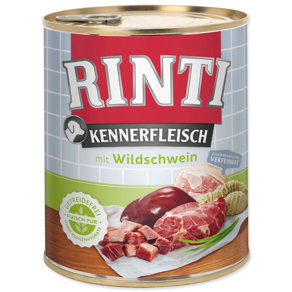 Rinti Kennerfleisch Adult konzerva diviak 12 x 800 g