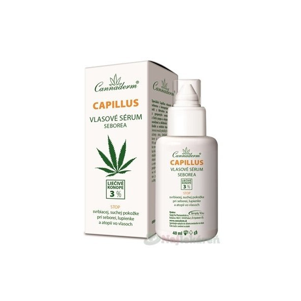 Cannaderm CAPILLUS - vlasové sérum seborea 40ml