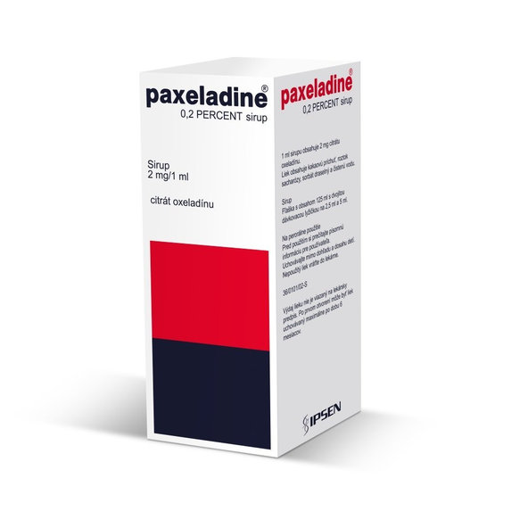 PAXELADINE 0,2%SIRUP na suchý kašeľ 125 ml