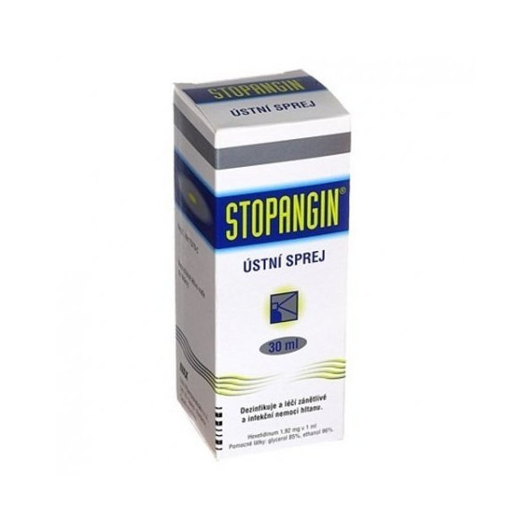 STOPANGIN na dezinfekciu ústnej dutiny, na bolesť hrdla 30ml