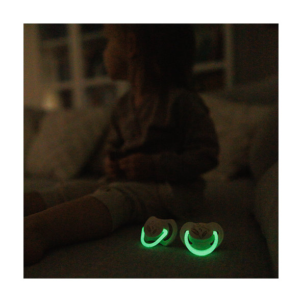 BABYONO Cumlíky silikónové symetrické 18m+ 2 ks