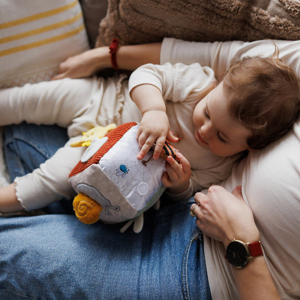 BABYONO Kocka sensorická Nature 0 m+