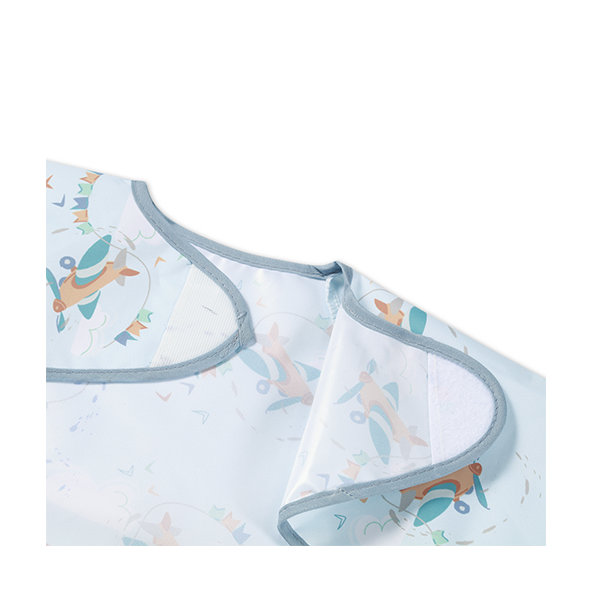 BABYONO Podbradník s dlhým rukávom Plane 74x36 cm 6m-2r