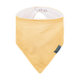 PETITE&MARS Podbradník bandana Luke Beige Pears&Intense Ochre 3m+ 2 ks