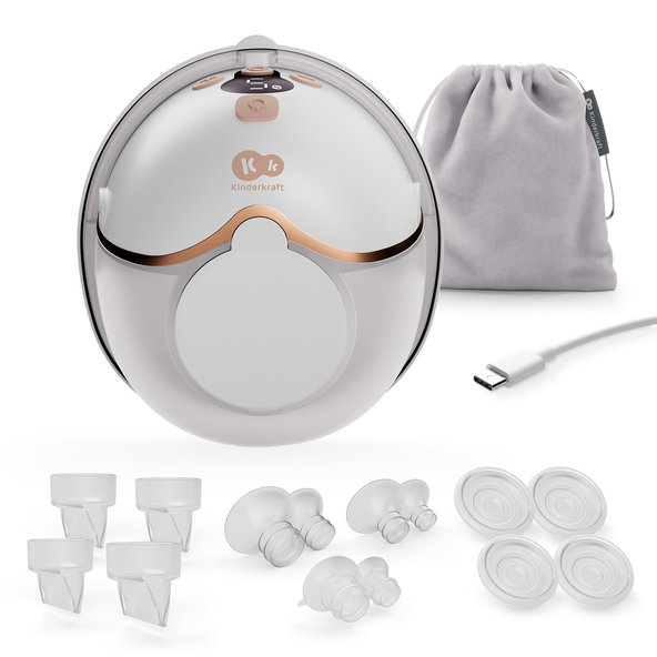 KINDERKRAFT Odsávačka Single Hands-free Mamaflow Gold