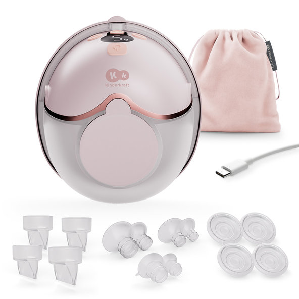 KINDERKRAFT Odsávačka Single Hands-free Mamaflow Pink