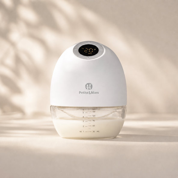 PETITE&MARS Odsávačka materského mlieka elektrická handsfree Gaia Duo