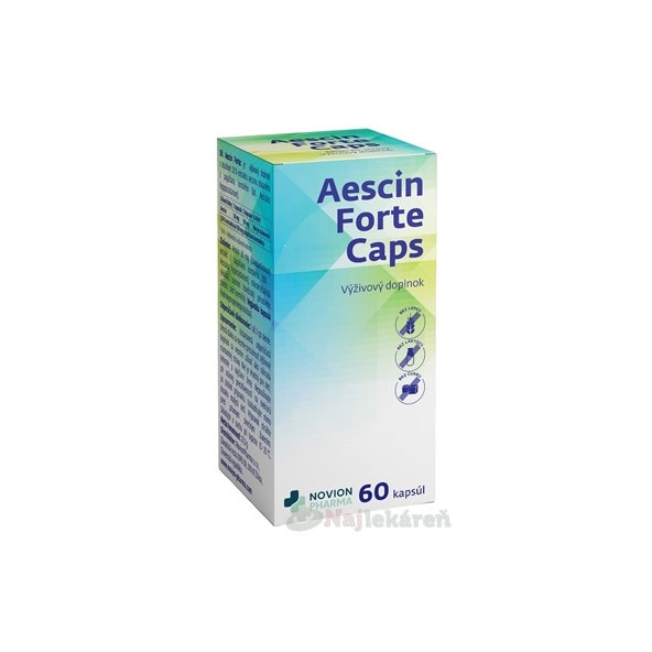 AESCIN Forte 30 mg - NovionPharma 60 kapsúl