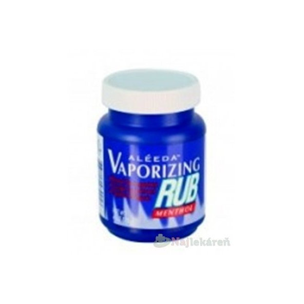 ALÉEDA VAPORIZING RUB MENTHOL balzam na masáž hrudníka 150 ml