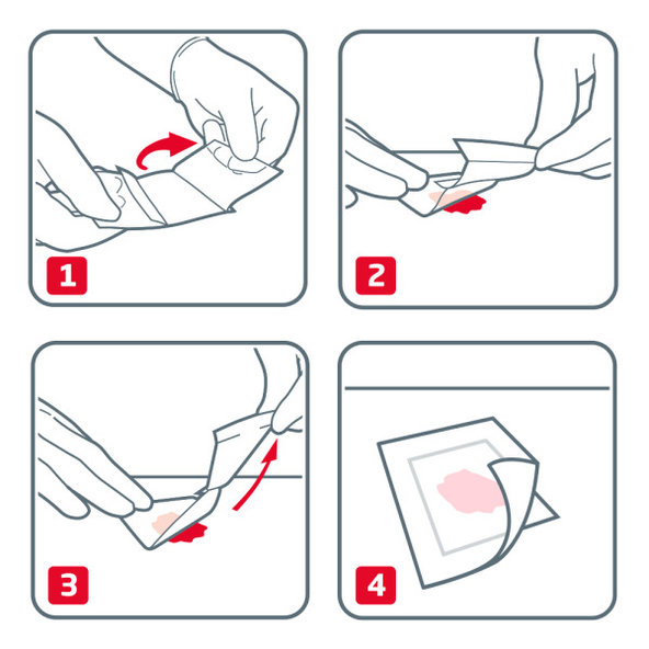 LEUKOPLAST Cuticell Contact sterilné krytie 5×7,5 cm, 5 ks