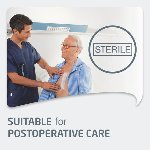 LEUKOPLAST LEUKOMED T Plus absorbčná náplasť na rany, 5x7,2cm 5 ks