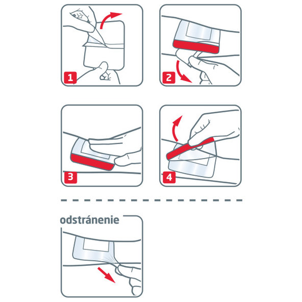 LEUKOPLAST LEUKOMED T Plus absorbčná náplasť na rany, 5x7,2cm 5 ks