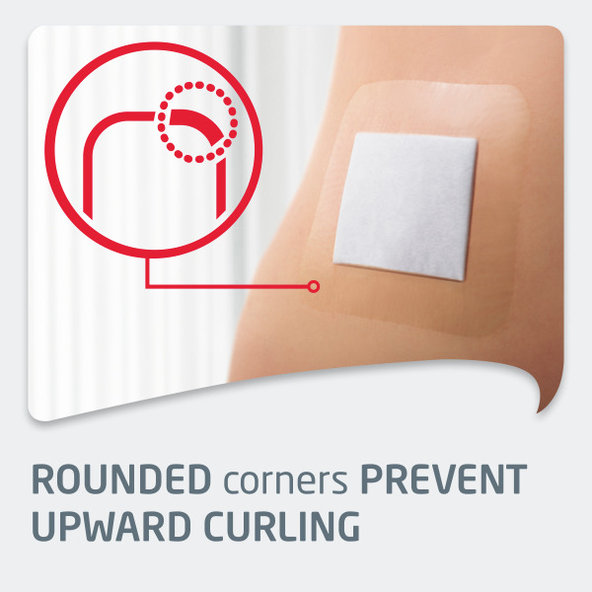 LEUKOPLAST LEUKOMED T Plus absorbčná náplasť na rany, 5x7,2cm 5 ks