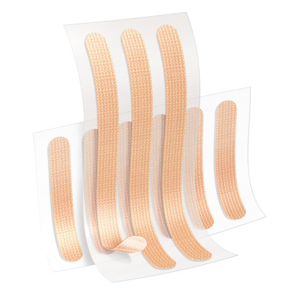 LEUKOPLAST Leukosan Strip pásky na uzavretie rán, 2 veľkosti 9 ks