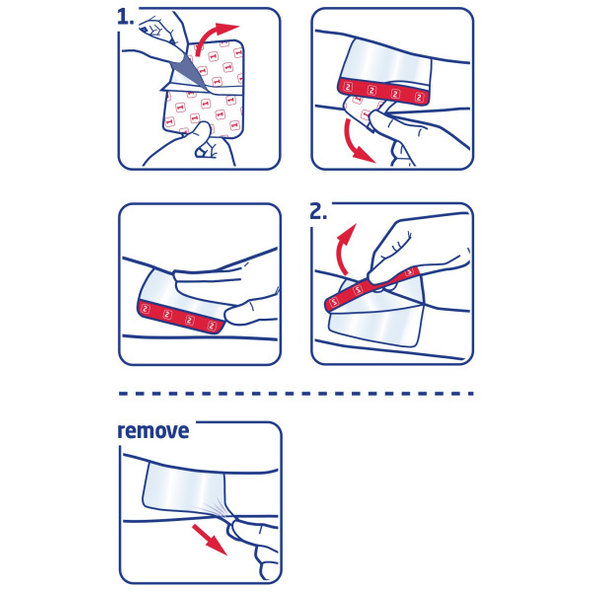 LEUKOMED® T Skin sensitive 8x10 cm, 5 ks