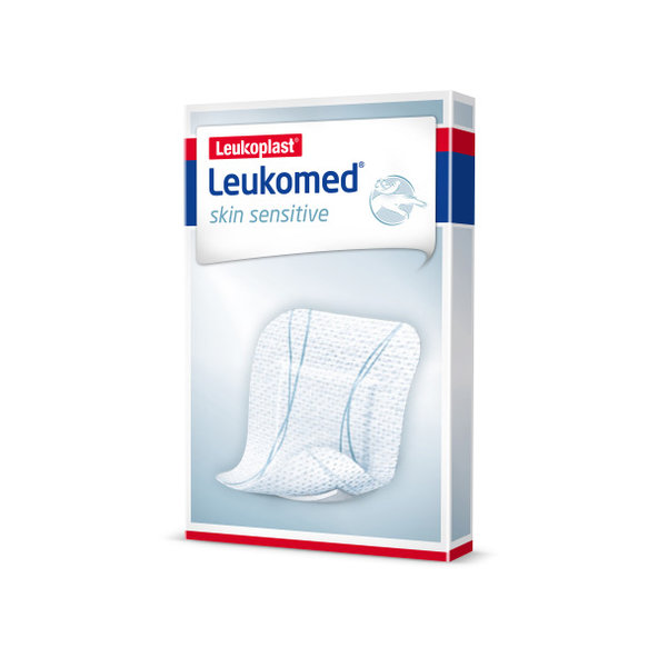 LEUKOPLAST LEUKOMED Skin Sensitive textilné krytie 5x7,2 cm, 5 ks