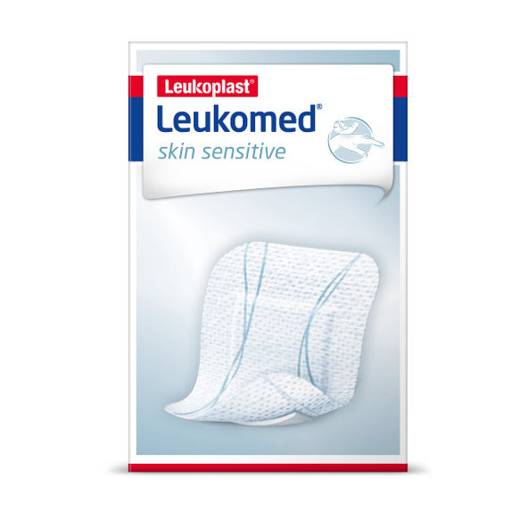 LEUKOPLAST LEUKOMED Skin Sensitive textilné krytie 8x10 cm, 5 ks