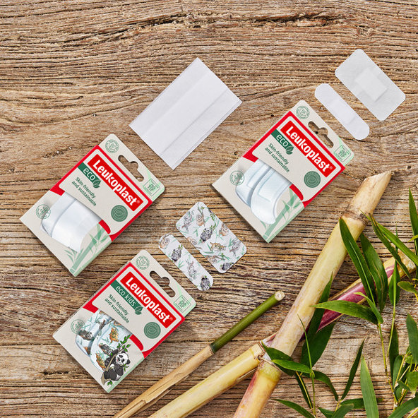 LEUKOPLAST Eco Strips náplasť na rany, 2 veľkosti 20ks