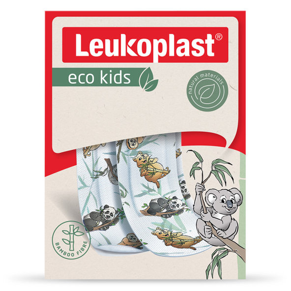 LEUKOPLAST ECO Kids detské náplasti, 2 veľkosti 12 ks