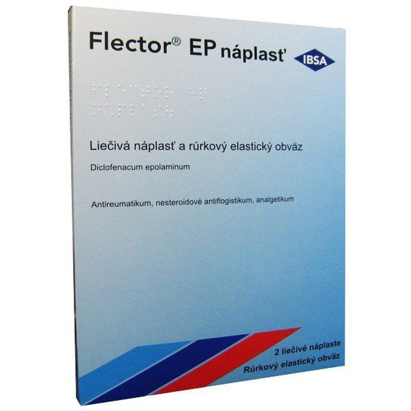 Flector EP náplasť proti bolesti a zápalom 2ks