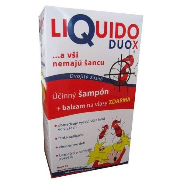 LiQuido DUO Forte šampón proti všiam + sérum 200ml