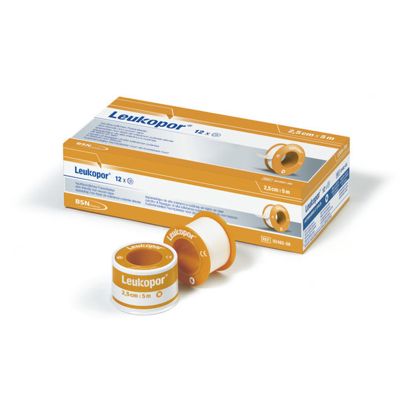 LEUKOPOR Náplasť na cievke 2,5cm x 5m