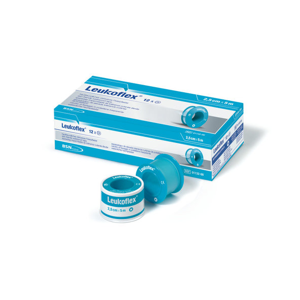 LEUKOFLEX Náplasť na cievke 2,5cm x 5m