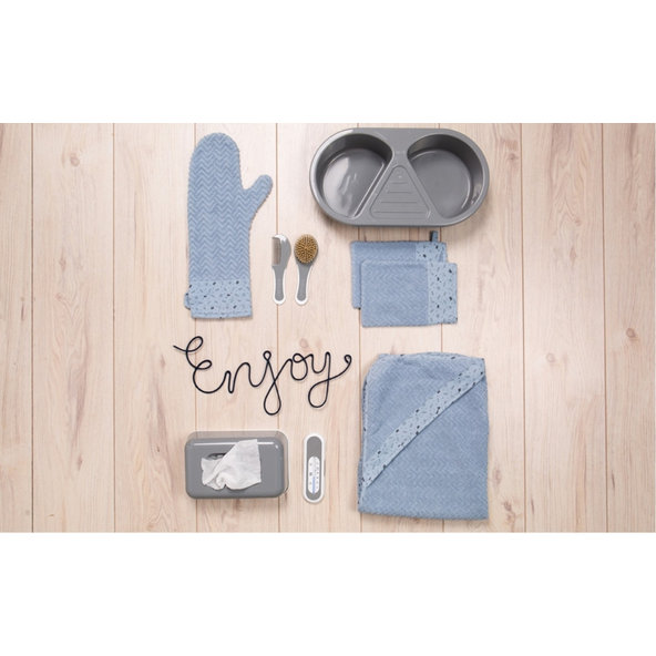 BEBE-JOU Hrebeň a kefa Fabulous Griffin Grey