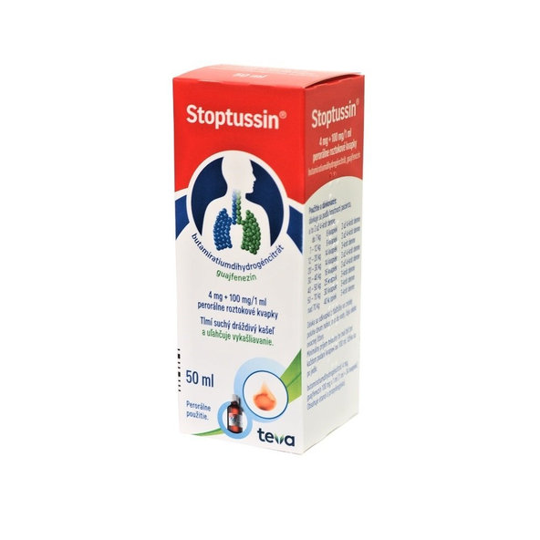 STOPTUSSIN kvapky na dráždivý kašel 50ml