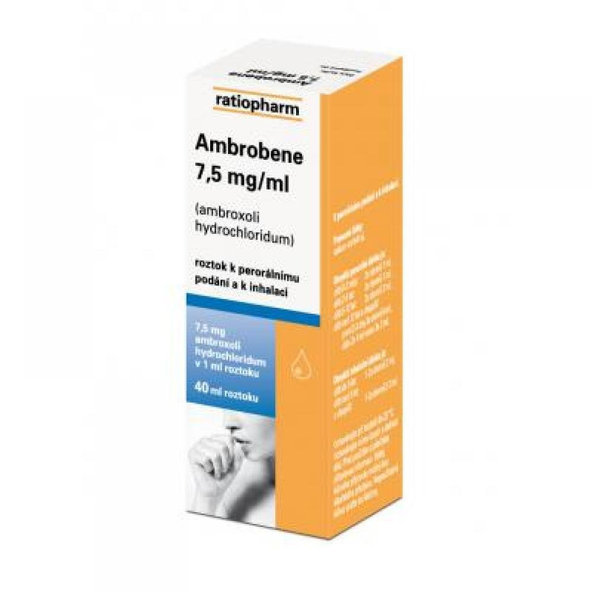 Ambrobene 7,5 mg/ml perorálny/inhalačný roztok 100ml