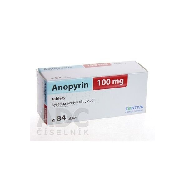 Anopyrin 100 mg 84 tbl