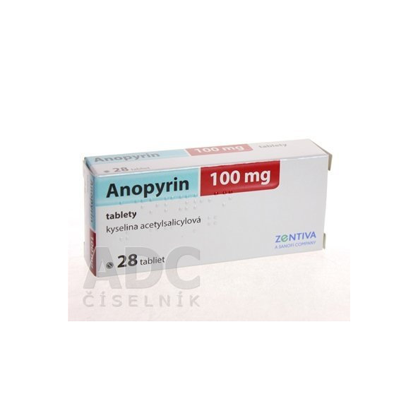 Anopyrin 100mg 28tbl
