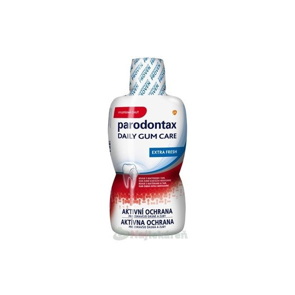 Parodontax DAILY GUM CARE EXTRA FRESH ústna voda 500 ml