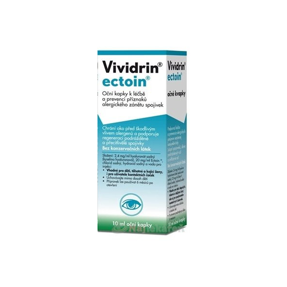 Vividrin ectoin očné kvapky 10 ml