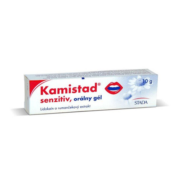 Kamistad senzitiv gél na infekcie ďasien 10g