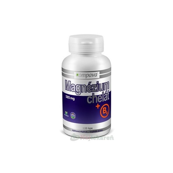 Kompava Magnézium chelát + B6 120 ks