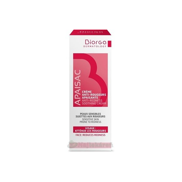 Apaisac BIORGA Upokojujúci krém proti začervenaniu 40ml