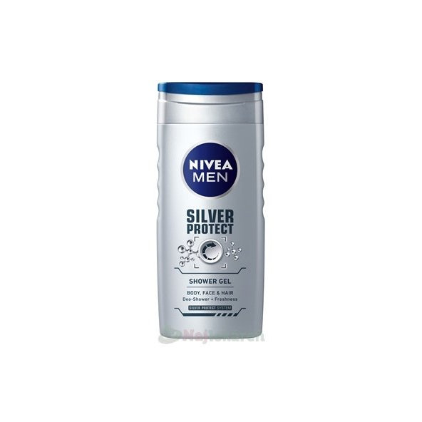 NIVEA MEN SPRCHOVÝ GÉL Silver protect 250ml